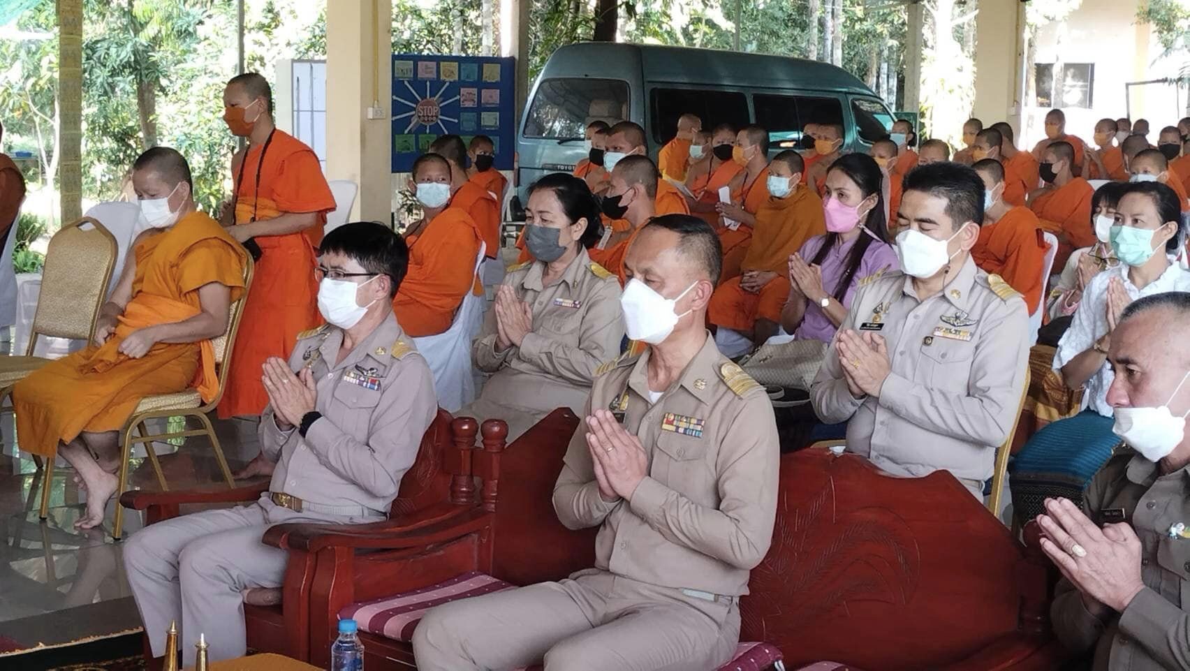 You are currently viewing ร่วมพิธีเจริญพระพุทธมนต์ถวายแด่สมเด็จพระเจ้าลูกเธอ เจ้าฟ้าพัชรกิติยาภา นเรนทิราเทพยวดี กรมหลวงราชสาริณีสิริพัชร มหาวัชรราชธิดา ณ โรงเรียนพระปริยัติธรรมวัดพระธาตุห้าดวง