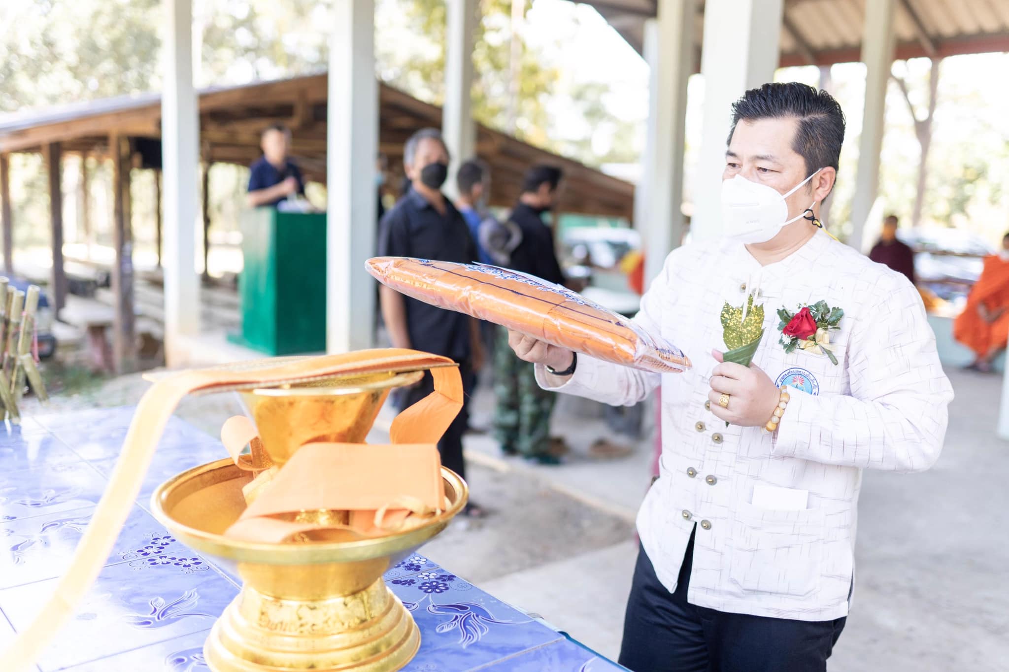 Read more about the article ร่วมงานฌาปณกิจศพ นางศรีมัย เยตา บ้านสันป่าสักหมู่ที่ 5 ณ สุสานบ้านเเม่เทย