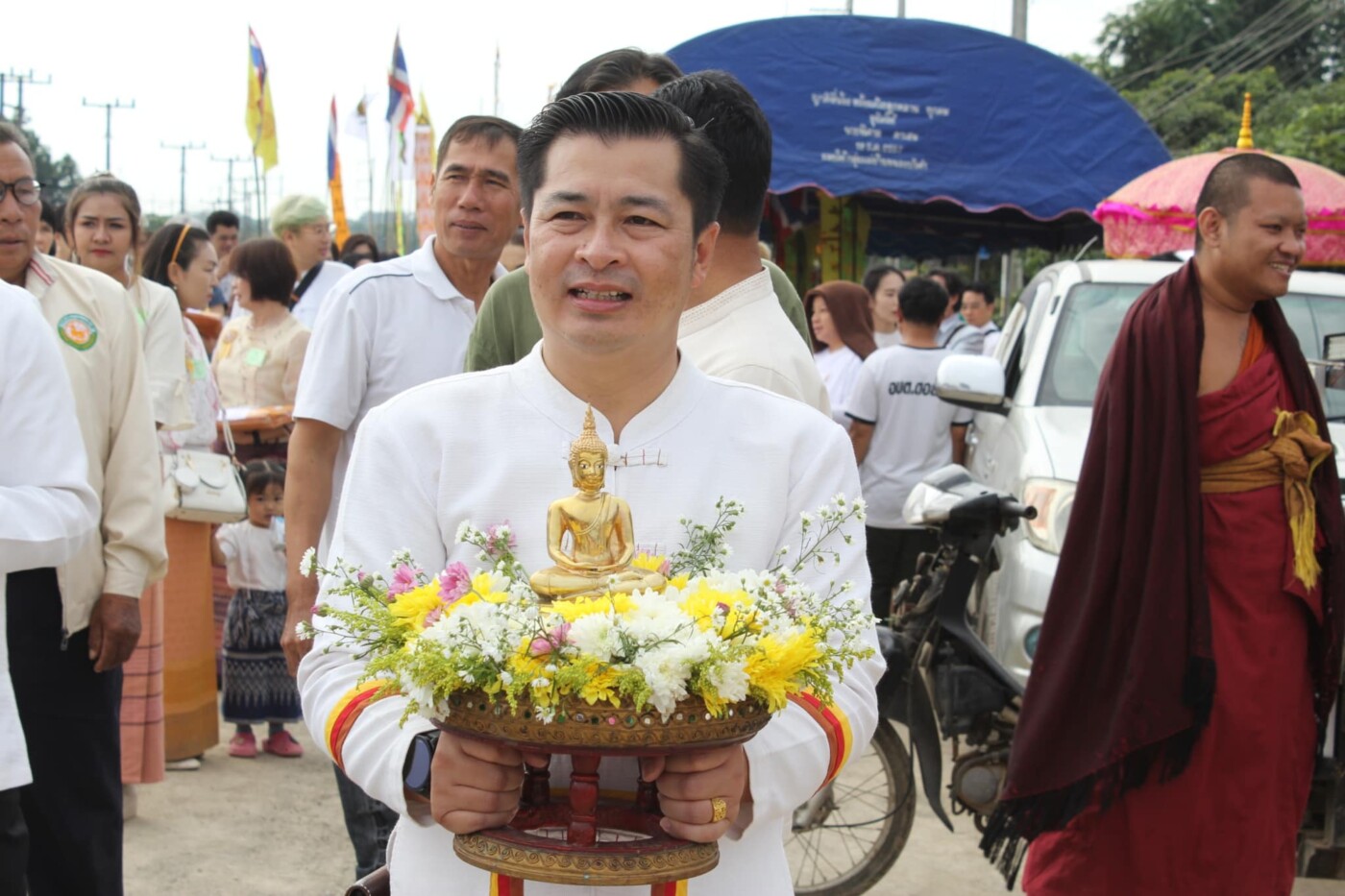 Read more about the article ร่วมงานบุญจุลกฐิน ณ วัดหนองบัวคำ หมู่ที่ 10 ตำบลแม่ตืน อำเภอลี้ จังหวัดลำพูน