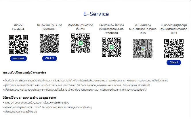 Read more about the article ประชาสัมพันธ์การให้บริการผ่านช่องทางออนไลน์ E-Service ขององค์การบริหารส่วนตำบลเวียงแก้ว