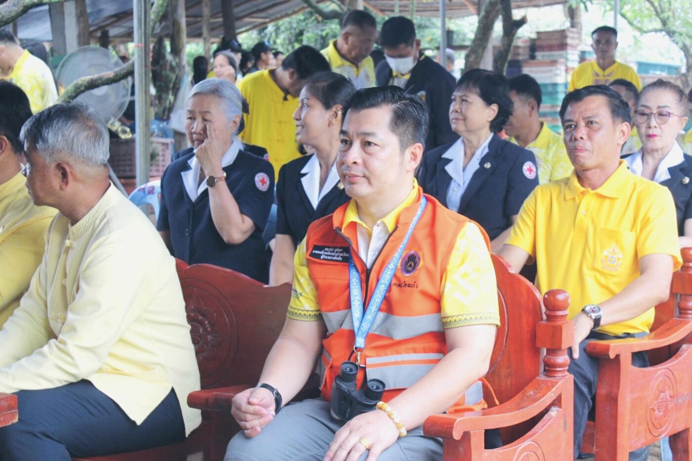 You are currently viewing โครงการบ้านกาชาด ปันรัก สร้างสุขจังหวัดลำพูนเฉลิมพระเกียรติพระบาทสมเด็จพระเจ้าอยู่หัว และสมเด็จพระนางเจ้าสิริกิติ์พระบรมราชชนนีพันปีหลวงเนื่องในโอกาสวันเฉลิมพระชนมพรรษา ประจำปี 2567