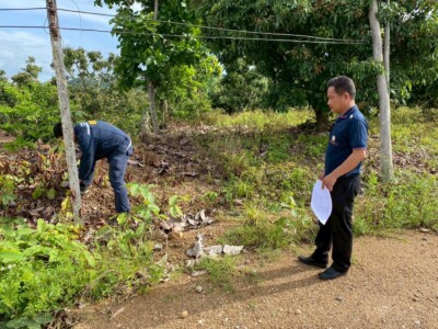 Read more about the article ลงพื้นที่สำรวจงานขยายเขตไฟฟ้าเพื่อการเกษตร บ้านหนองบัวคำ หมู่ที่ 10 ตำบลแม่ตืน อำเภอลี้ จังหวัดลำพูน